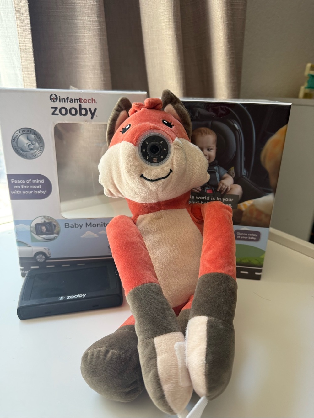 Zooby Portable Baby Monitor Unit in Black